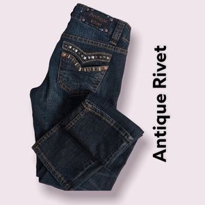 ANTIQUE RIVET JEAN